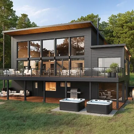 Apartmán Lakeside Himos - 300m2 By The Up To 27 Guest *