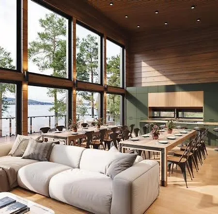 Lakeside Himos - 350m2 By The Up To 27 Guest Apartment Jämsä