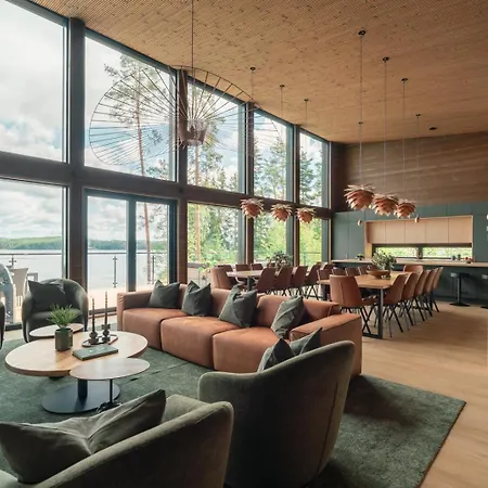 Lakeside Himos - 350m2 By The Up To 27 Guest Jämsä