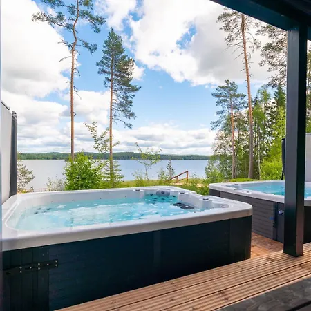 Lakeside Himos - 350m2 By The Up To 27 Guest Apartment *