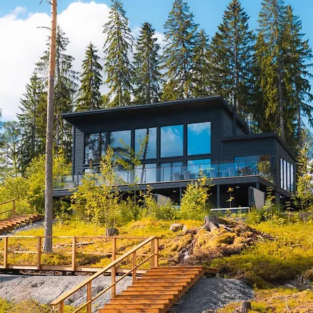 Lakeside Himos - 350m2 By The Up To 27 Guest * Jämsä