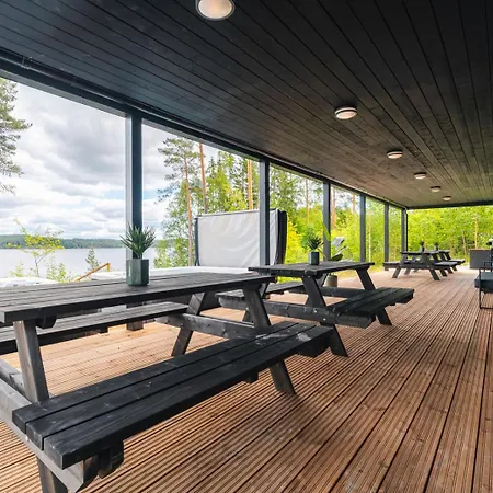 Apartment Lakeside Himos - 350m2 By The Up To 27 Guest Jämsä