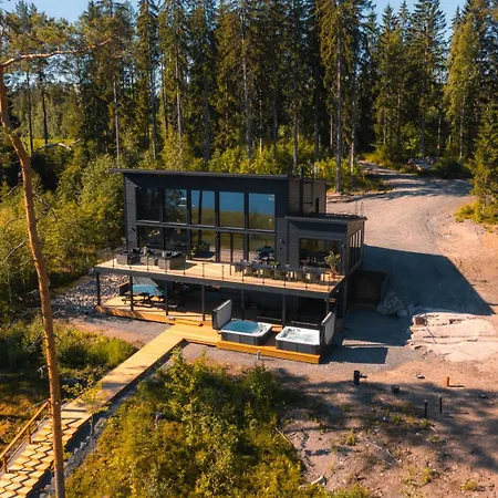 Lakeside Himos - 350m2 By The Up To 27 Guest Apartment